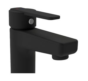 Monomando lavamanos Dallas negro mate