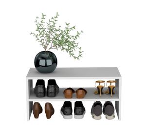 Zapatero alto apilable Z-72 blanco