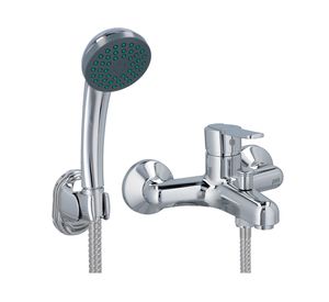 Monomando de tina ducha Dallas gris cromo