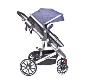 Coche cuna Lux azul 3 en 1