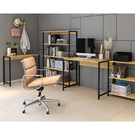 Estante 64 cm New York miel 3 niveles