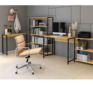 Estante 64 cm New York miel 3 niveles