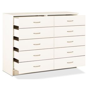 Cómoda 10 cajones blanco