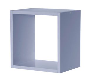 Repisa cuadrada Serenity azul 24.5x24.5x15 cm