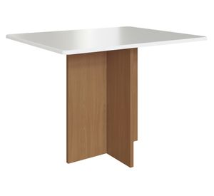 Comedor 4 sillas Mónaco café/off white