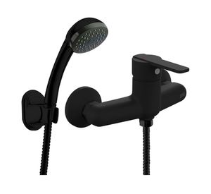 Monomando de ducha Dallas negro mate