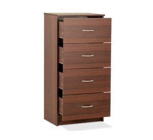 Cómoda 4 cajones chocolate