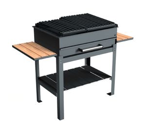 Parrilla a carbón Pucon gris