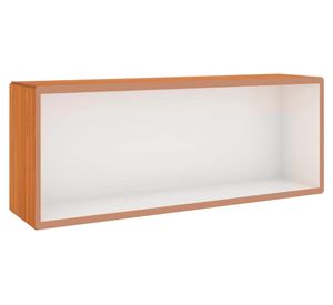 Repisa Pernambuco blanco/canela 33x66x24 cm