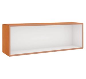 Repisa Pernambuco blanco/canela 33x99x24 cm
