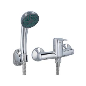 Monomando de ducha Dallas gris cromo