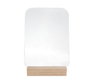 Espejo joyero base madera Bass 25x18x7 cm