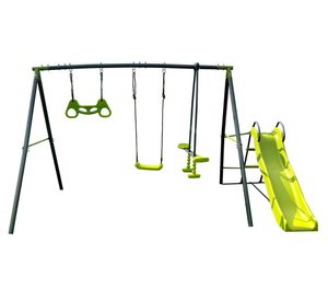 Columpio Cuatro estaciones pro NS821 verde 4 personas