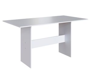 Comedor 6 sillas Tirso blanco/negro