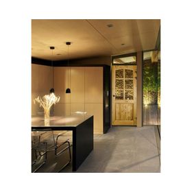 Puerta Pino Oregón 75x200 cm Nahuel 1/2 Cuerpo Vidrio AFN