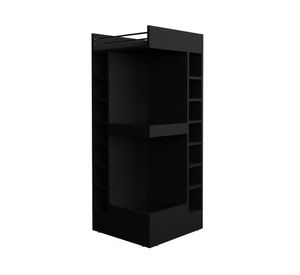 Bar bajo esquinero Lyman wengué 116.6x46.6x46.6 cm