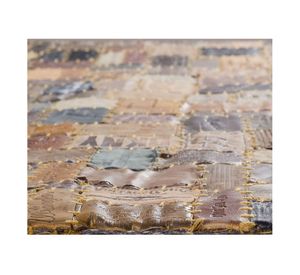 Alfombra 230x160 cm Leather patch café Dib