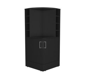 Bar bajo esquinero 2 puertas Jakes wengué 108.2x46.9x46.9 cm