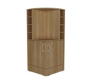 Bar bajo esquinero 2 puertas Jakes fresno europeo 108.2x46.9x46.9 cm