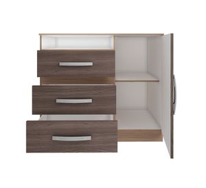 Cómoda 3 cajones 1 puerta Exit