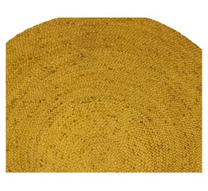 Alfombra redonda 150 cm Maui mostaza