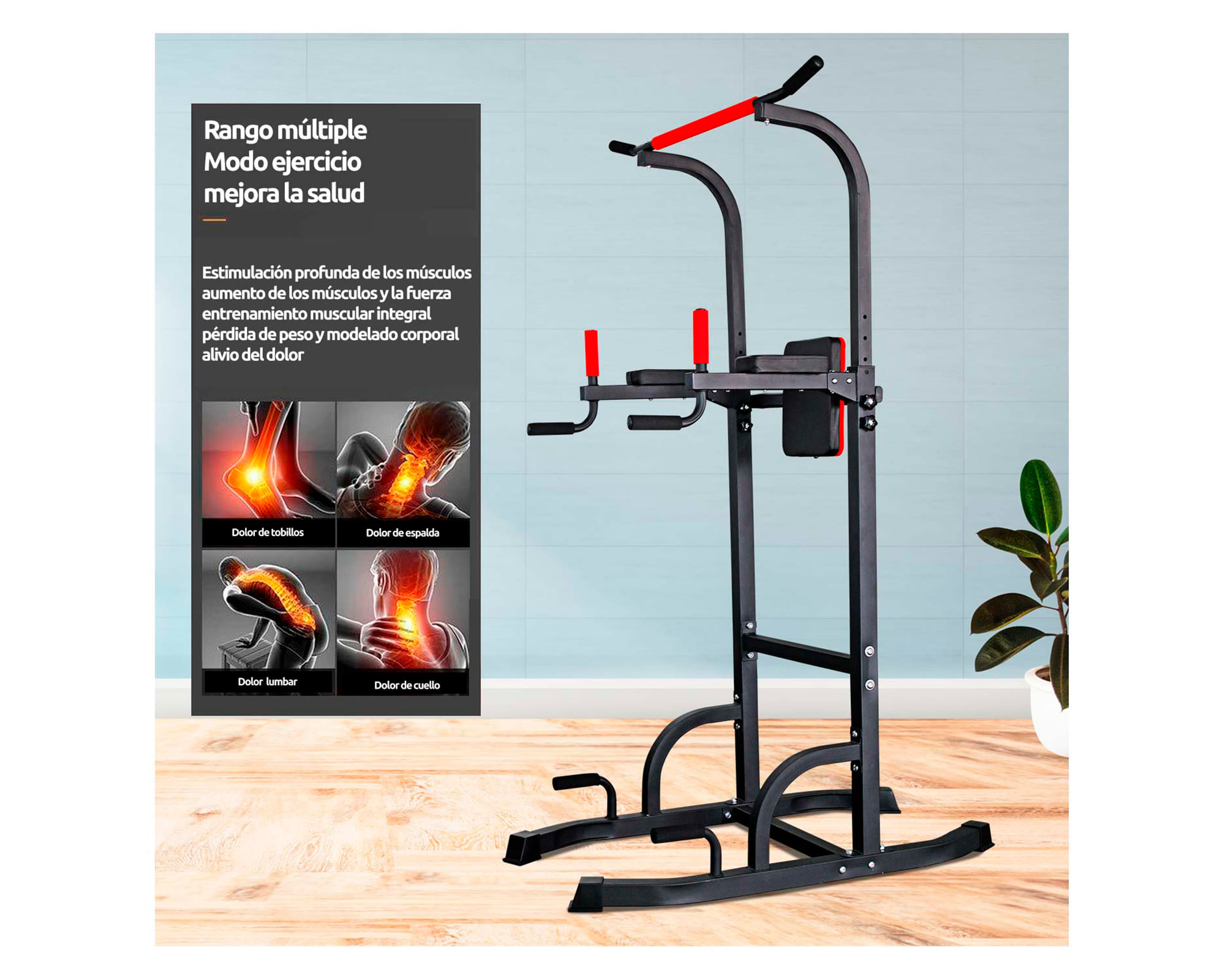Home gym multifuncional R5956 negro | Easy.cl