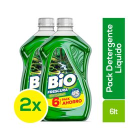 Detergente líquido 3 litros Bosque nativo 2 unidades