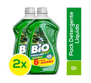 Detergente líquido 3 litros Bosque nativo 2 unidades