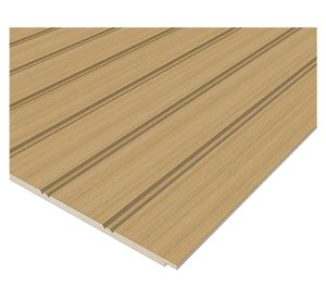 Tablero MDF ranurado 6 mm 122x244 cm roble americano
