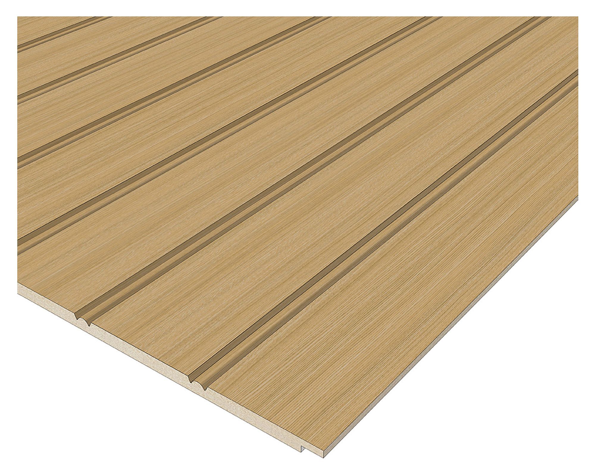 Tablero MDF ranurado 6 mm 122x244 cm roble americano | Easy.cl
