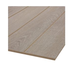 Tablero MDF ranura V 6 mm 123x244 cm roble provenzal