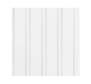 MDF revestimiento ripado pintado 15 mm blanco