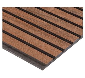 MDF Revestimiento ripado melaminizado 12 mm bosco