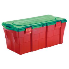 Baúl 100 litros rojo/verde Wenco.