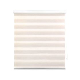Cortina roller zebra 180x165 cm textura beige