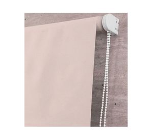 Cortina roller blackout 250x250cm cm liso beige Cotidiana