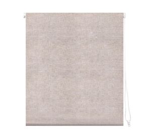 Cortina roller blackout 80x165 cm textura crudo Cotidiana