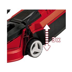 Cortacésped GC-EM 1000/32 rojo 1000W