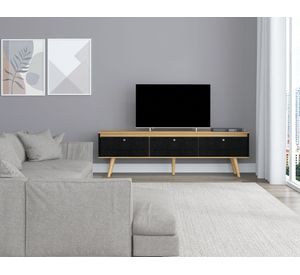 Rack TV 70" Menphis café claro