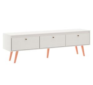 Rack TV 70" Menphis blanco