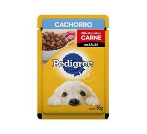 Alimento húmedo cachorro 85 gr carne Pedigree
