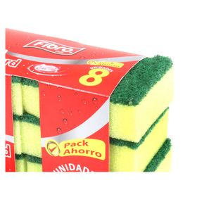 Esponja estándar 8 unidades Fibro