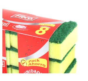 Esponja estándar 8 unidades Fibro