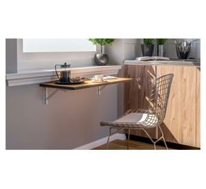 Soporte para repisas 14 x 31,5 x 2 cm abatible blanco Ducasse