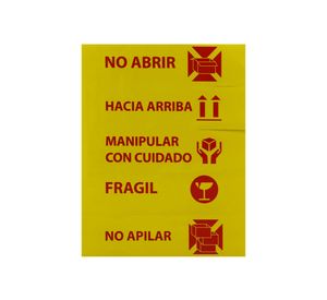 Etiqueta embalaje 5,5x22 cm 25 unidades Cotidiana.