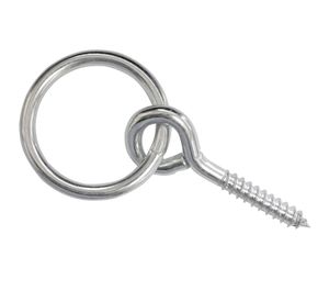 Cáncamo cerrado 3/8 x 3 1/2'' con argolla de 2'' Imporper