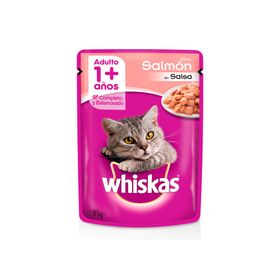 Alimento húmedo gato 85 gr salmón Whiskas