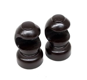 Soporte 19 mm techo nogal 2 unidades Cotidiana