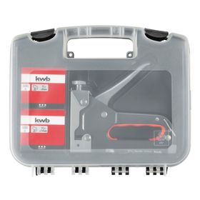 Engrapadora 4-14 mm Tack 140 + grapas 1000 piezas KWB