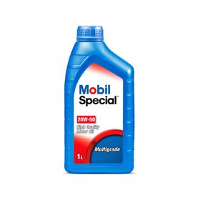 Lubricante aceite motor 1 litro 20W50 multigrade Mobil special